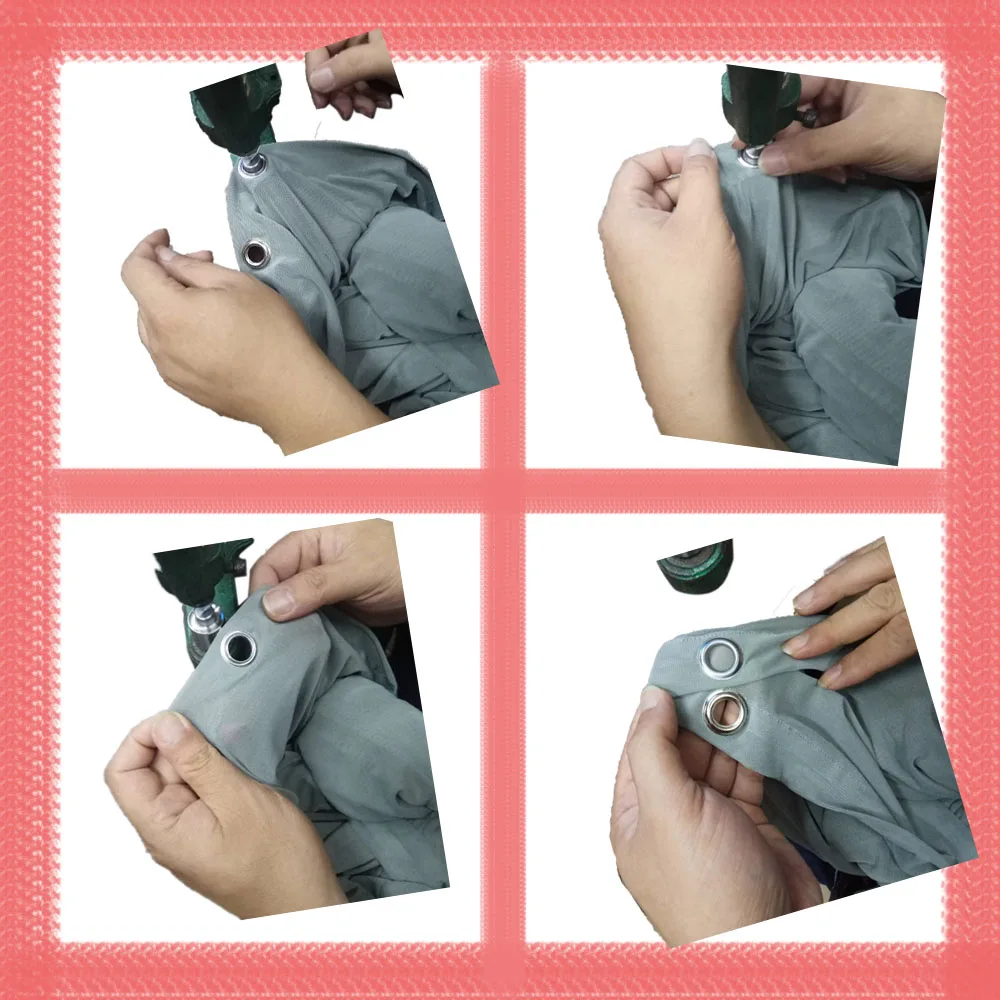 Оптовая продажа 200 компл./лот металлические латунные люверсы без пришивания с