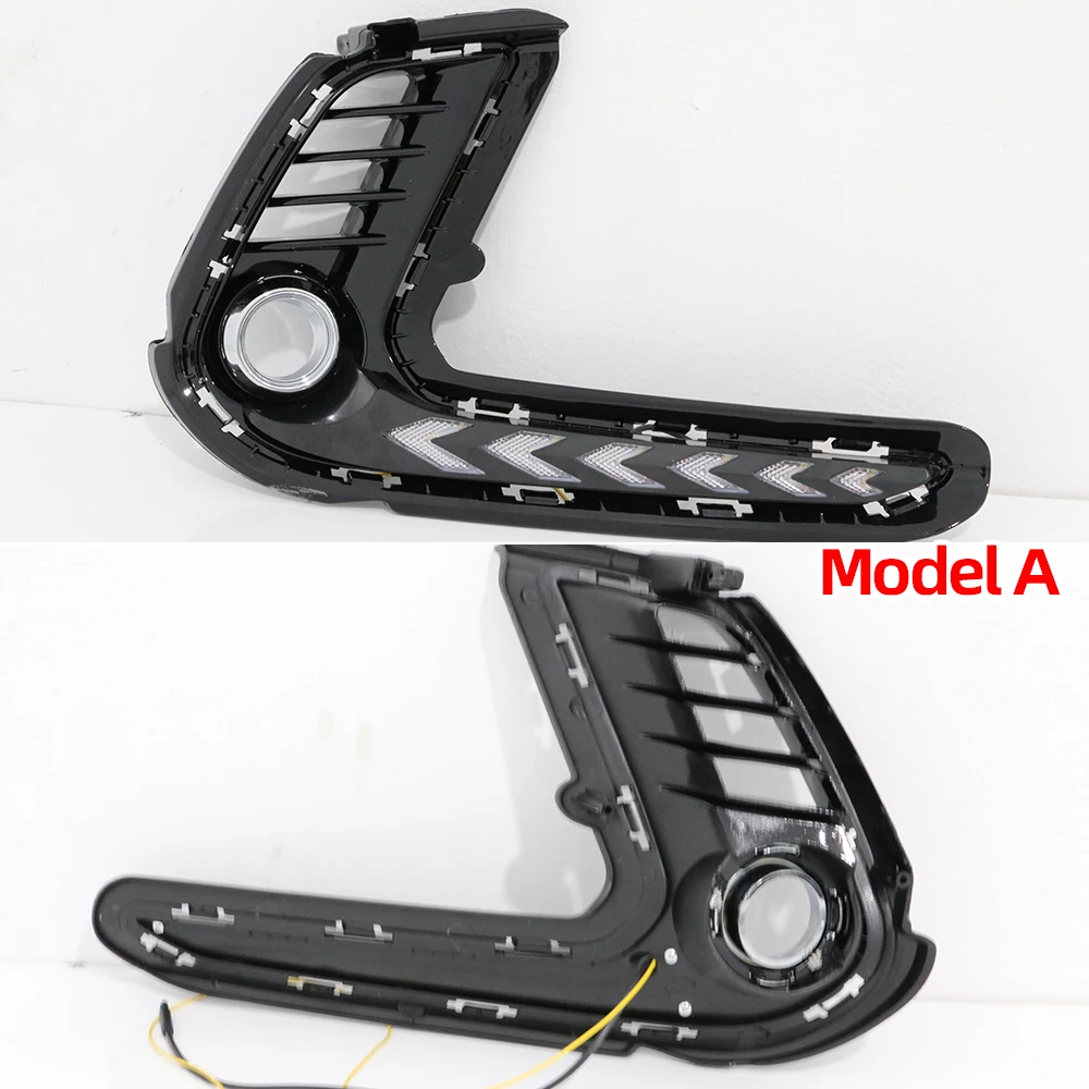 Car Flashing 1 Pair LED car DRL Daytime Running Light Daylight Waterproof Signal lamp lights for Hyundai Elantra 2016 2017 2018 |