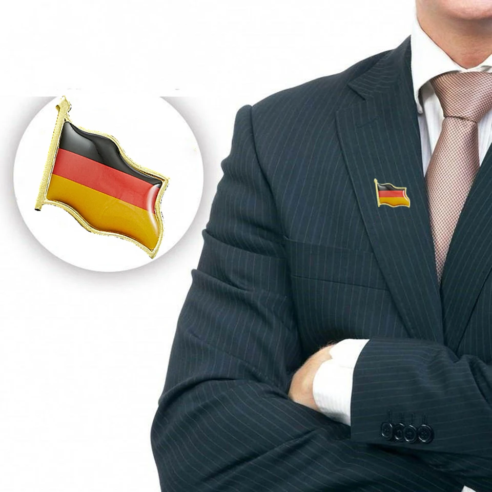 

Germany Flag Enamel Pin Harry Styles Golden Badges Lapel Brooch Pins Backpack Decoration