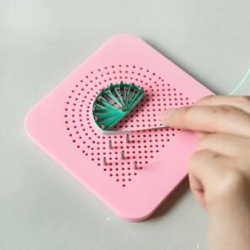 Ручной работы квилтер сетка руководство для Бумага складной крафт Рюш