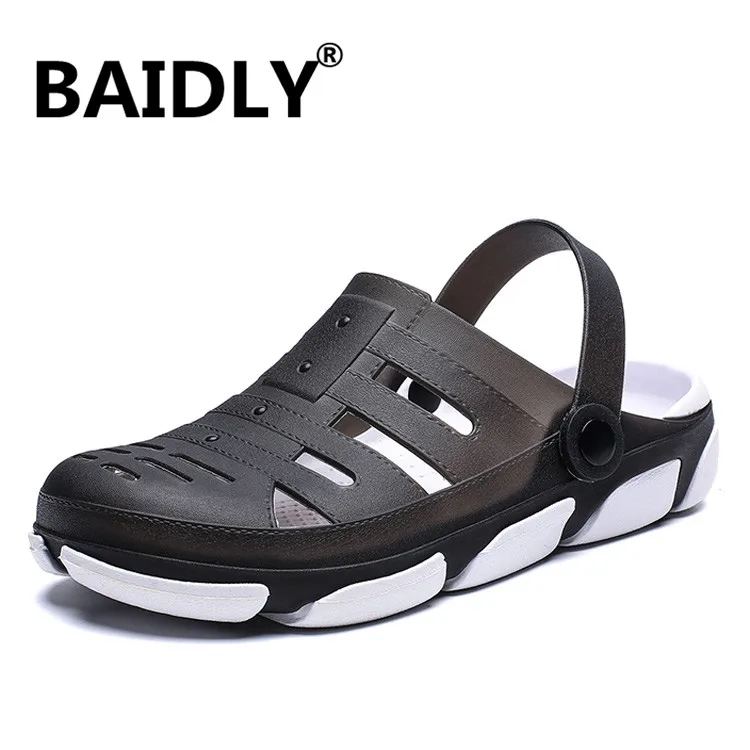 Новинка мужские сандалии Сабо летние шлепанцы Мужская Уличная пляжная