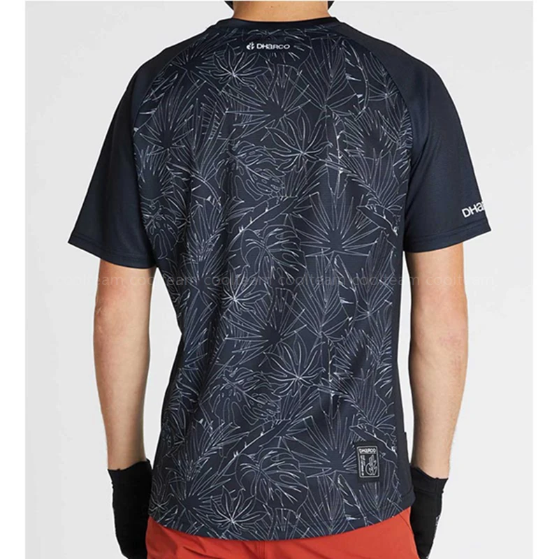 Рубашка для горного велосипеда Enduro DH майка мотокросса из джерси с сеткой по бокам