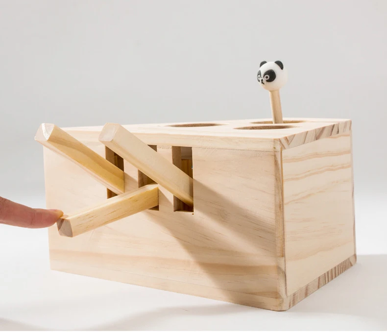 Cat деревянный игровой автомат &quotУдарь крота неисправном моль игрушки для детей |