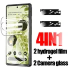 Гидрогелевая пленка 4 в 1 для Google Pixel 6 Pro, защита экрана, мягкий чехол из ТПУ для Pixel 6 Pro 6Pro, защитное стекло