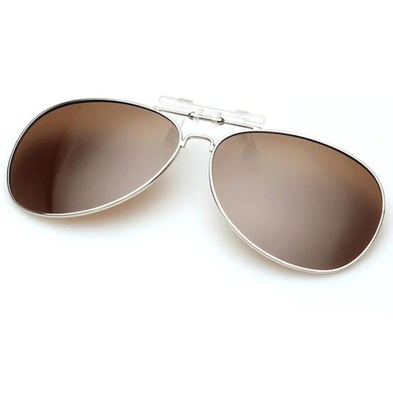 Поляризованные солнцезащитные очки с клипсой для рыбалки вождения ночного