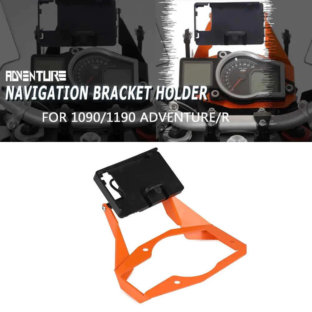 

Motorcycle Accessories Navigation Bracket Holder For 1190 ADVENTURE 2013-2021 Mobile phone USB Charging 1190ADV. R 2020 2019 18