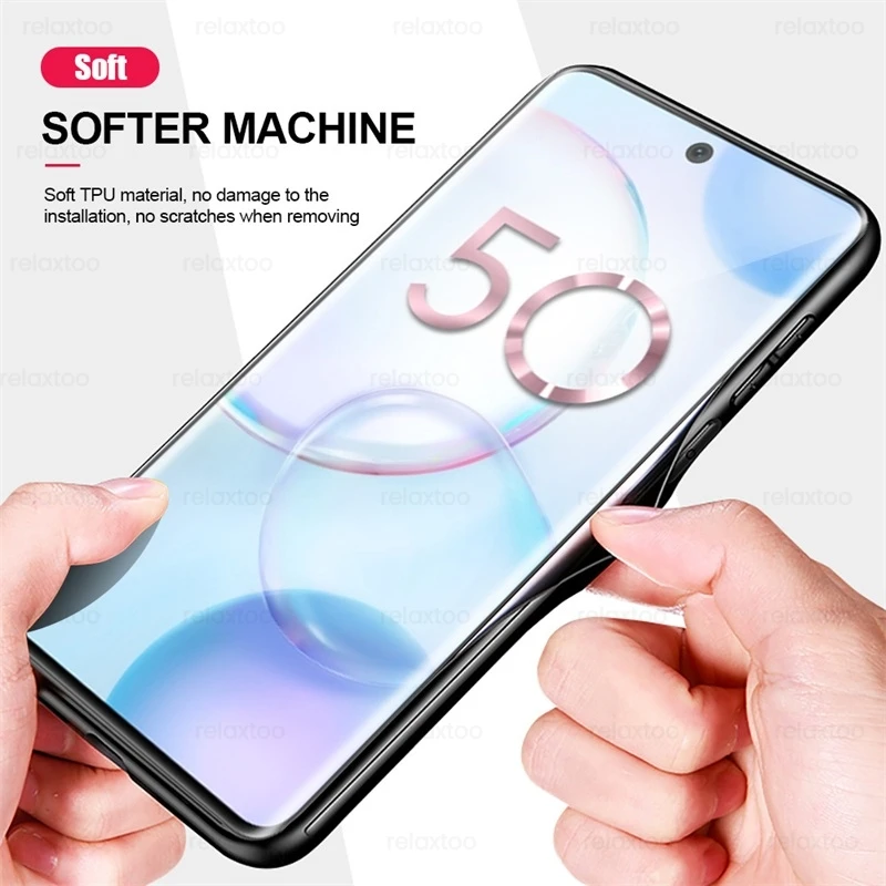 Автомобильный Магнитный кожаный чехол для Honor 50 Honor50 Xonor NAM-LX9 6 57 &quotбампер из ТПУ