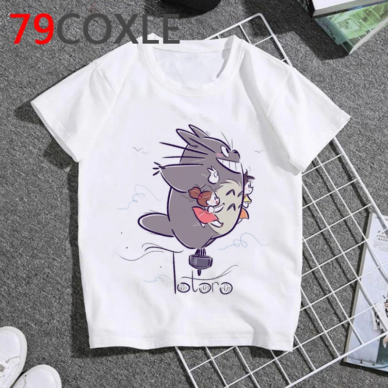 

Футболка totoro для подростков, аниме графический дизайн в эстетике, roupa crianca, одежда для девушек