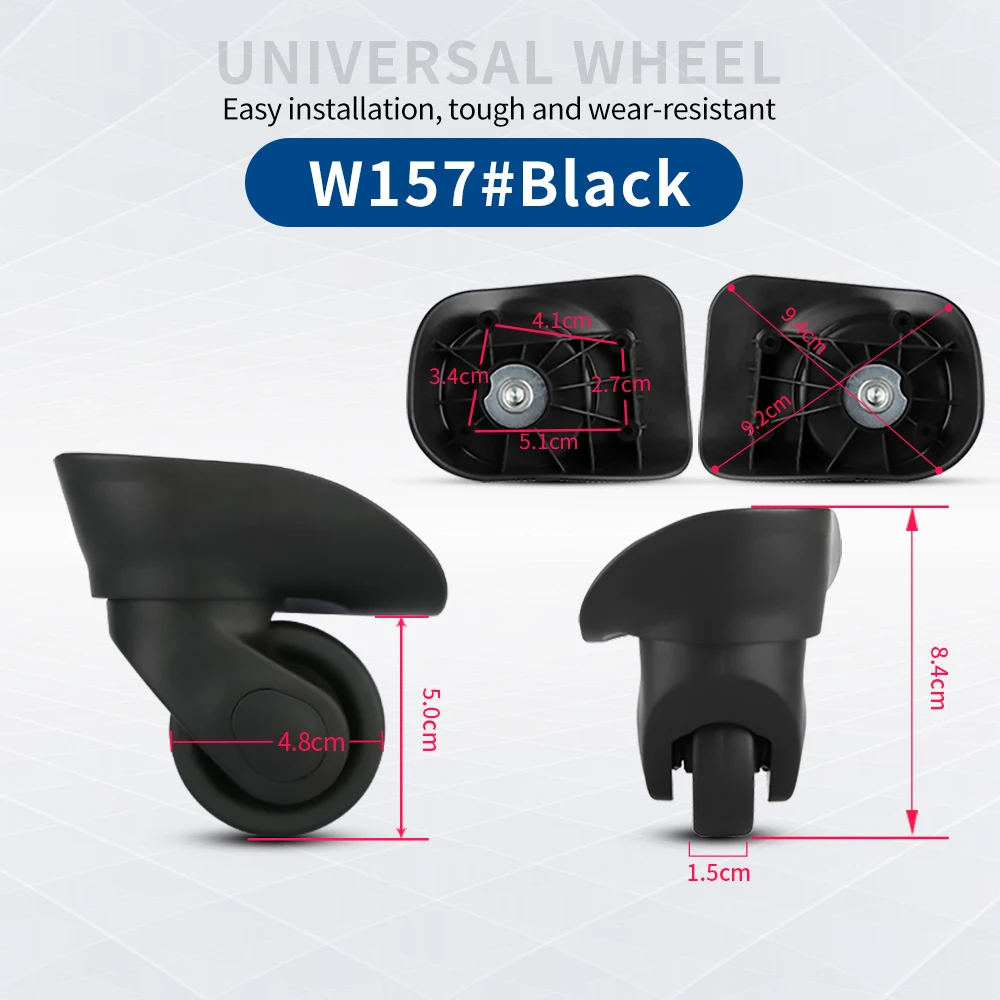 Universal wheel Compatible with Mailv 76A password luggage trolley repair suitcase accessories caster replacement shock