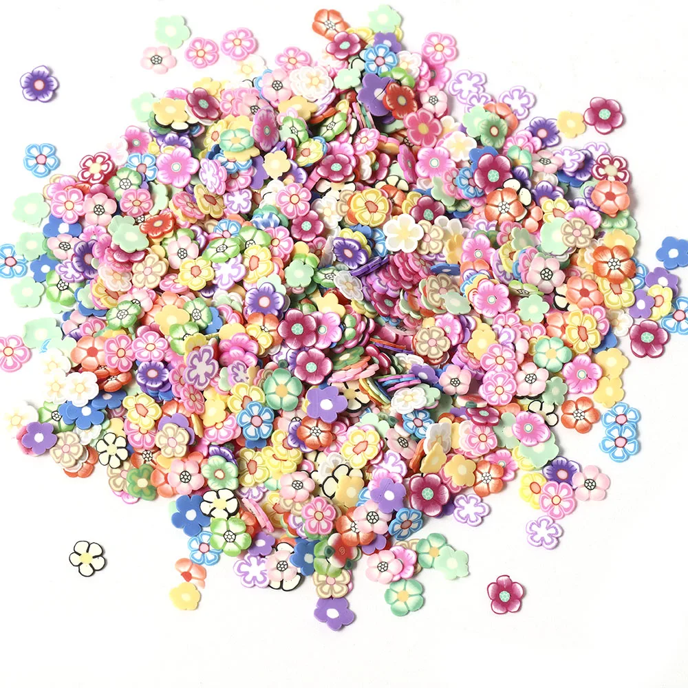 

Nail Decoration DIY Accesoires Soft Pottery 3D Nail Art Design Fruit Terracotta Flower Animal 1000 Pcs Mix Style For Manicure