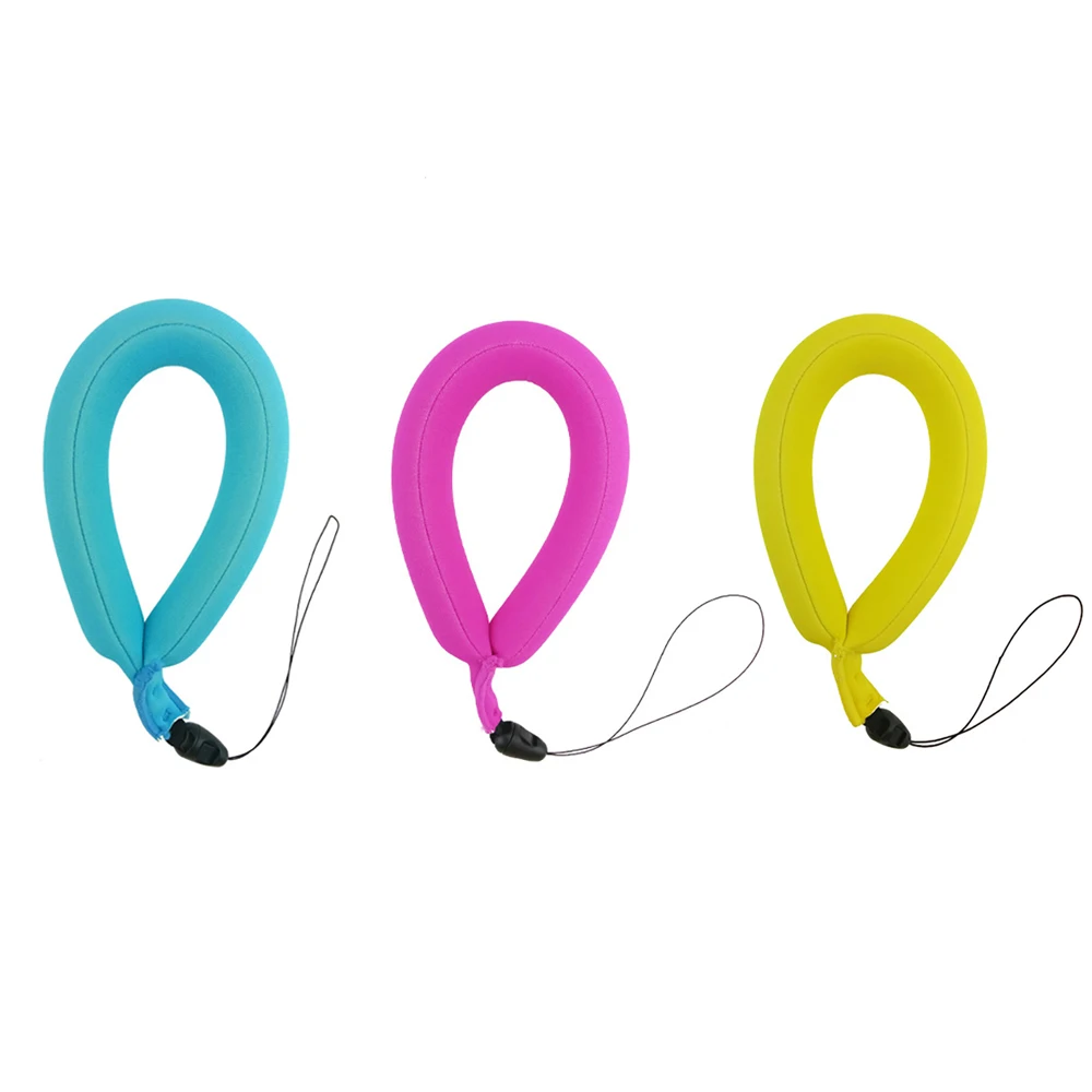 

For Gopro Hero 43 Xiao Mi Yi Sjcam Sj4000 Sj5000 Sj7000 Action Camera For GoPro Yellow Floating Foam Wrist Strap Accessories