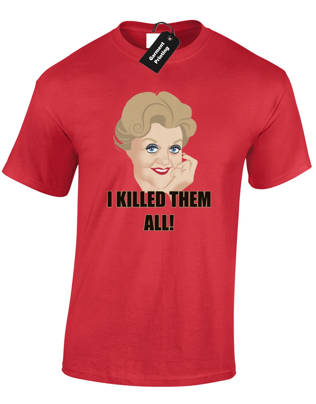 Я их всех пригубил! Мужская футболка Веселая с надписью &quotHarry SHE JOKE LANSBURY&quot (COL)