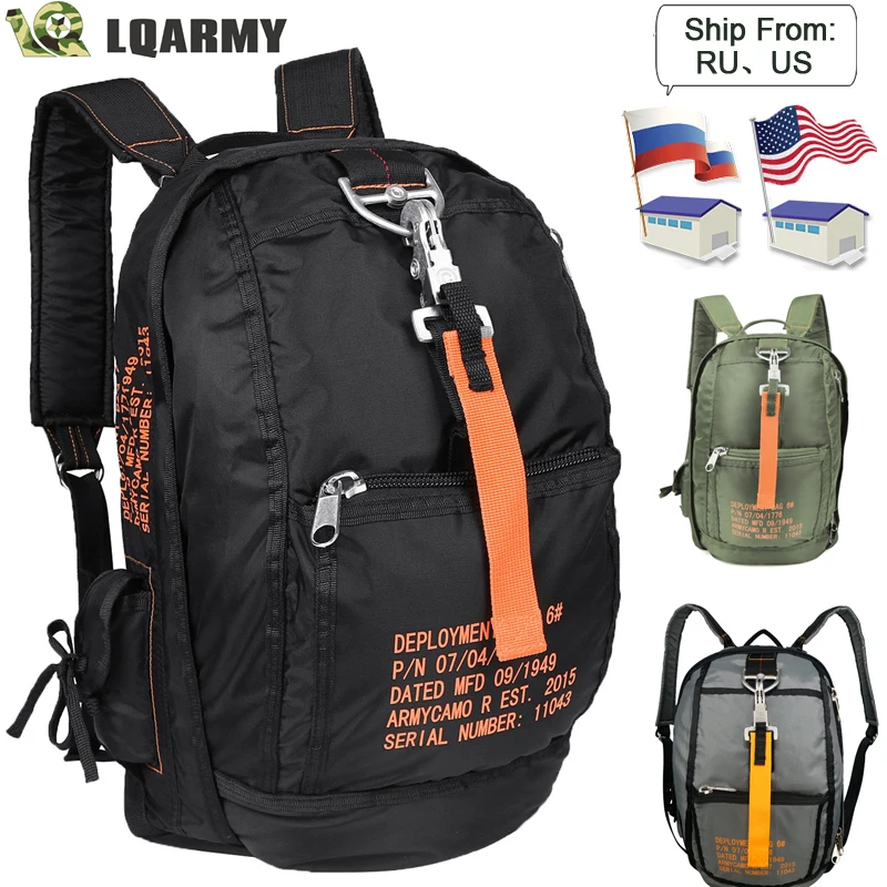 

AIR Force Parachute Buckles Rucksacks Nylon Tactical Backpack Deployment Bag Military Molle Bug Out Duffle Bag