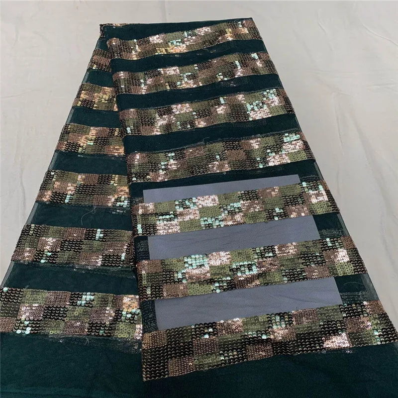 Gold/purple 2019 New Design African Lace Fabric Wholesale French High Quality Nigerian Tulle Sequins | Дом и сад