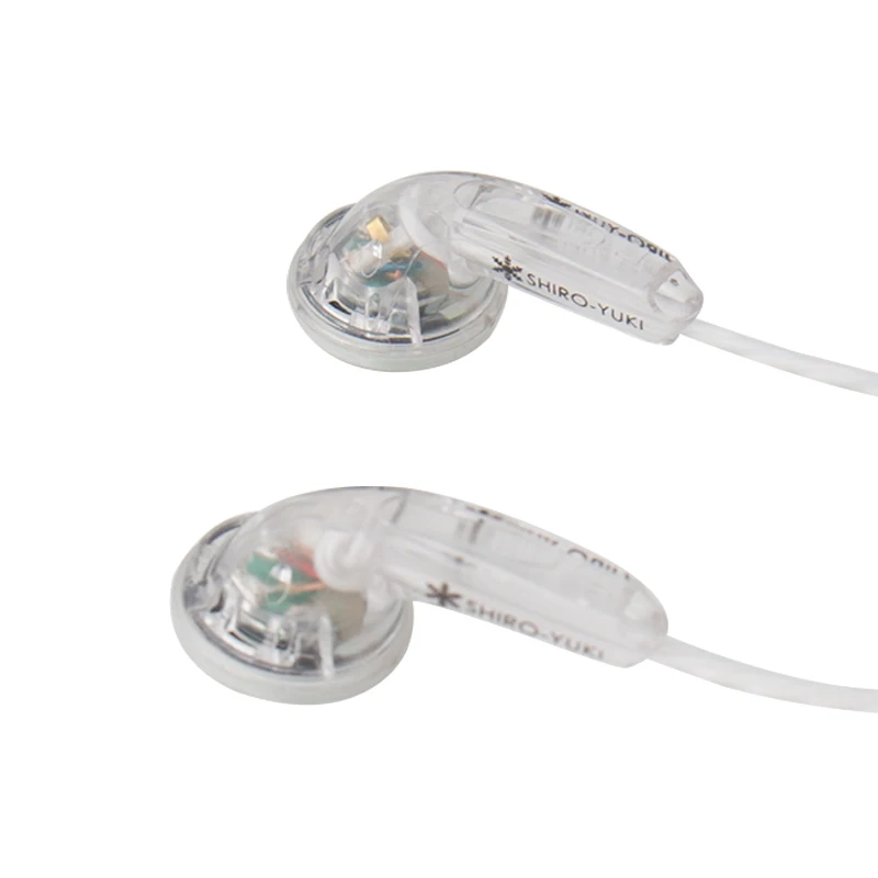 Moondrop Shiro Yuki динамические наушники вкладыши супер бас HiFi из латуни 4N OFC кабель для