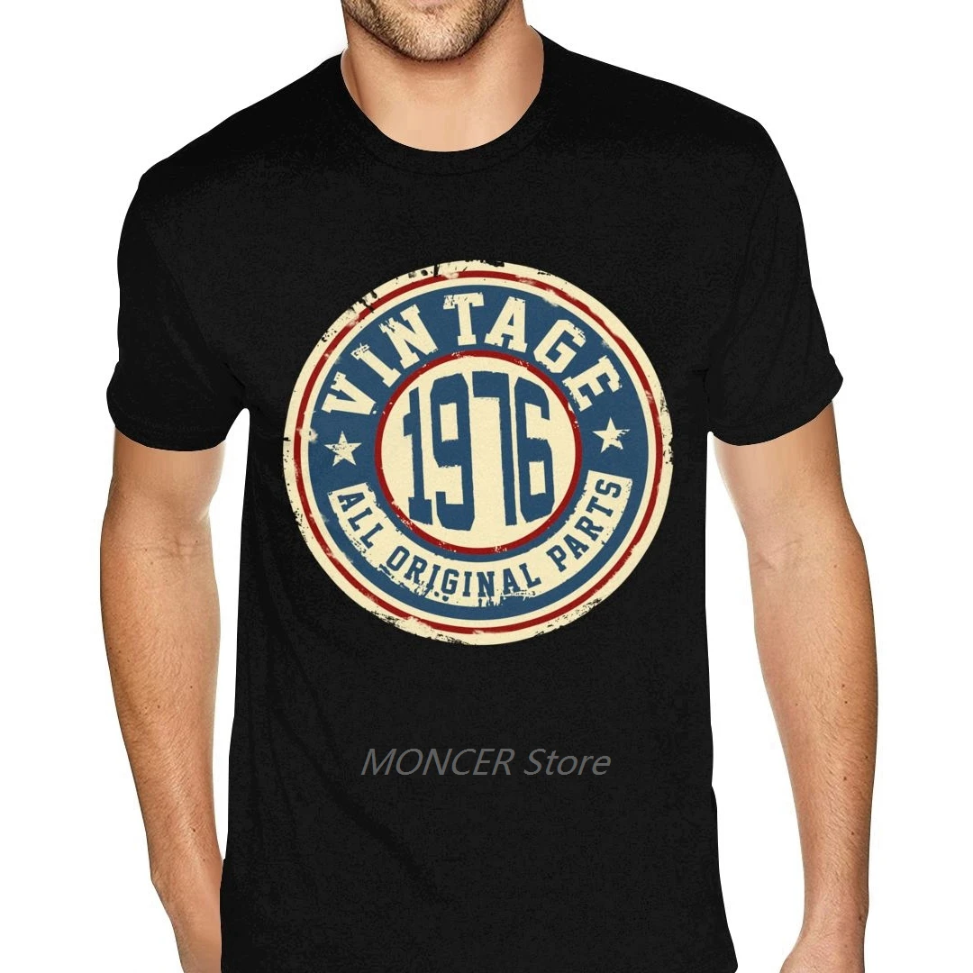 

Vintage 1976S 1976 Cotton 3XL Male's Natural Cotton Tee Shirts