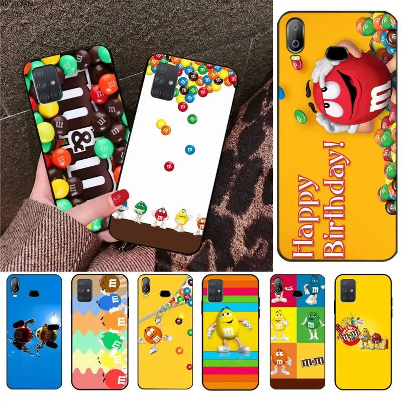 Милый мягкий чехол M &amp M'S для телефона с изображением шоколада Samsung A10 A20 A30 A40 A50