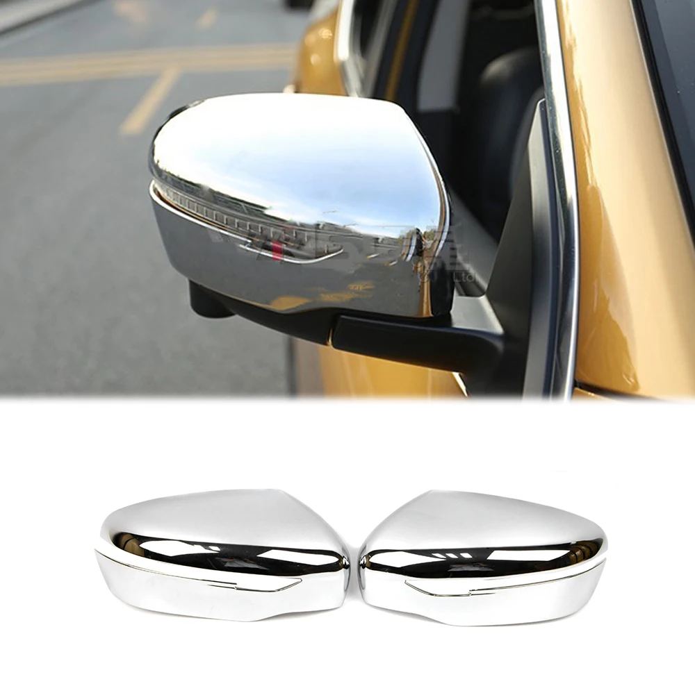 

Rearview Side Wing Mirror Cover for Nissan Navara NP300 D23 2015 2016 2017 2018 Exterior Side Mirror Overlay Chrome Molding Trim