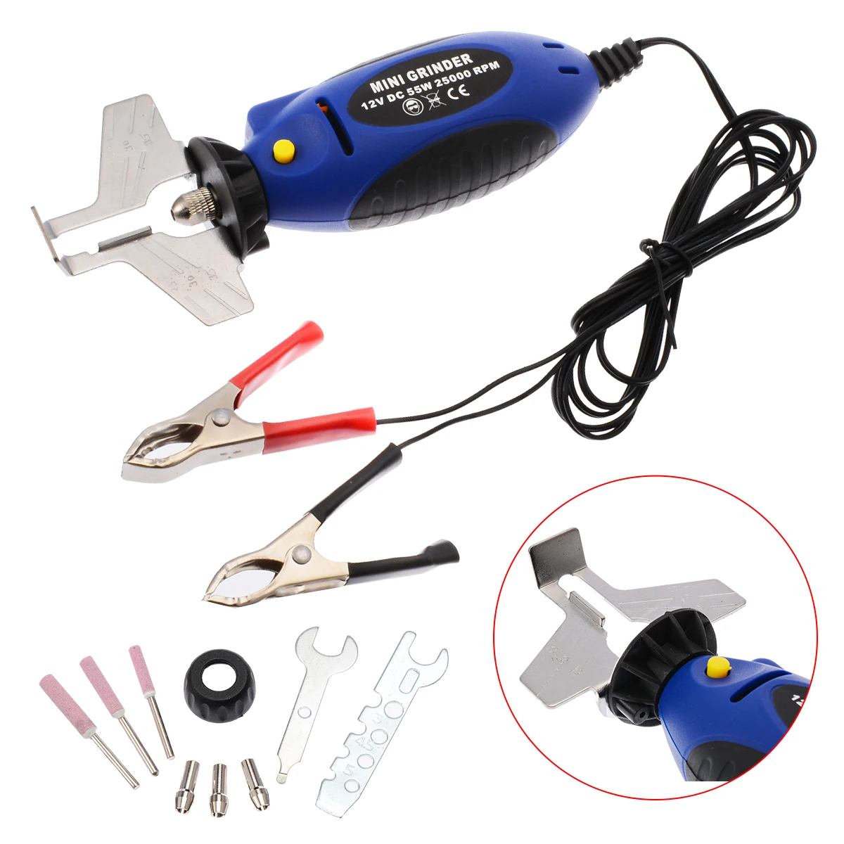 Ручная точилка для бензопилы 1 комплект электрическая шлифовальная машина