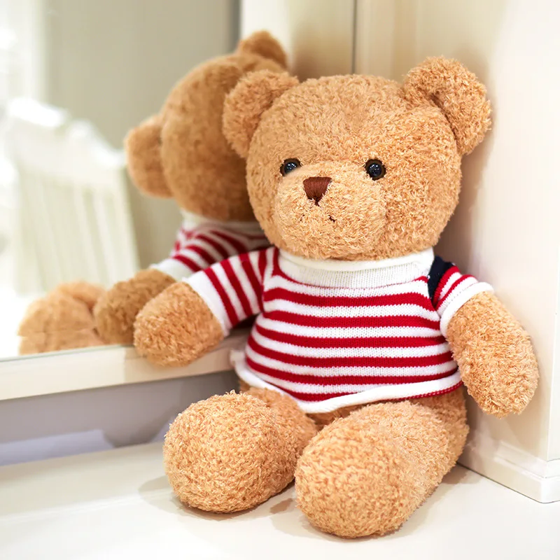 

30-100cm Kawaii Brown Teddy Bear Soft Doll Animals Plush Stuffed Toys For Kids Girlfirend Birthday Gift Toys for Children