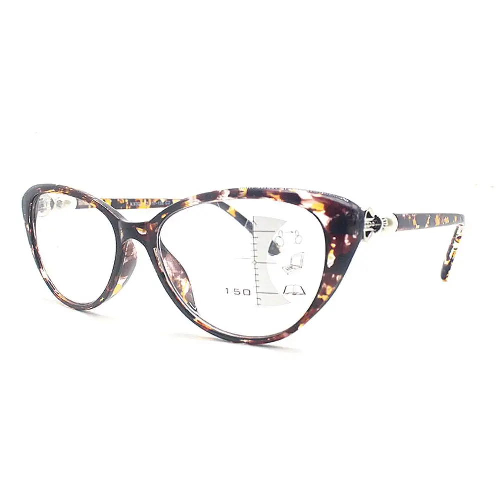 Прогрессивные многофокусные очки для чтения солнцезащитные женщин