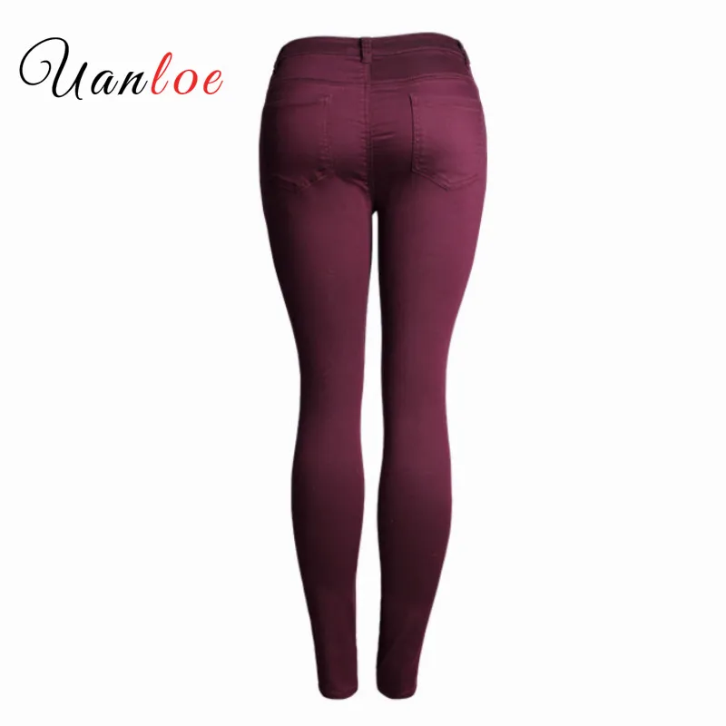 2019 Для женщин размера плюс темно красные сапоги до середины с высокой талией