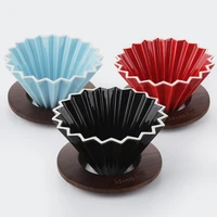 ceramic pour over coffee dripper coffee filter cup cone brewing coffee dripper paperless reusable drip coffee filter cone