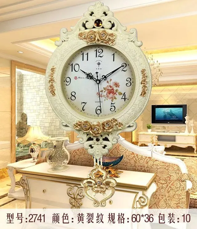 Европейские развевающиеся настенные часы для гостиной модные креативные