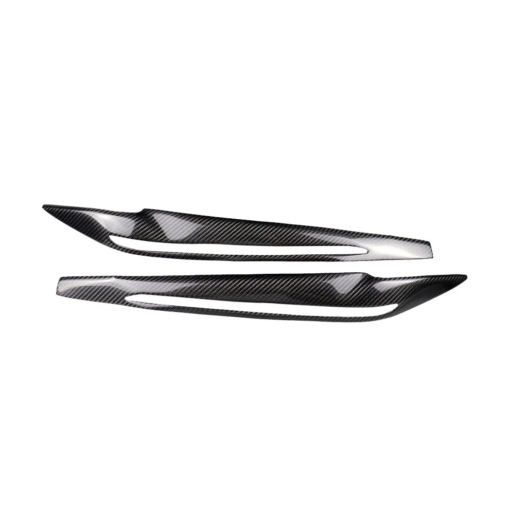

It Is Suitable for Bmw F15 New X5 Lamp Eyebrow Carbon Fiber Headlamp Front Eyelash Eyelid Car Exterior Decoration Modification
