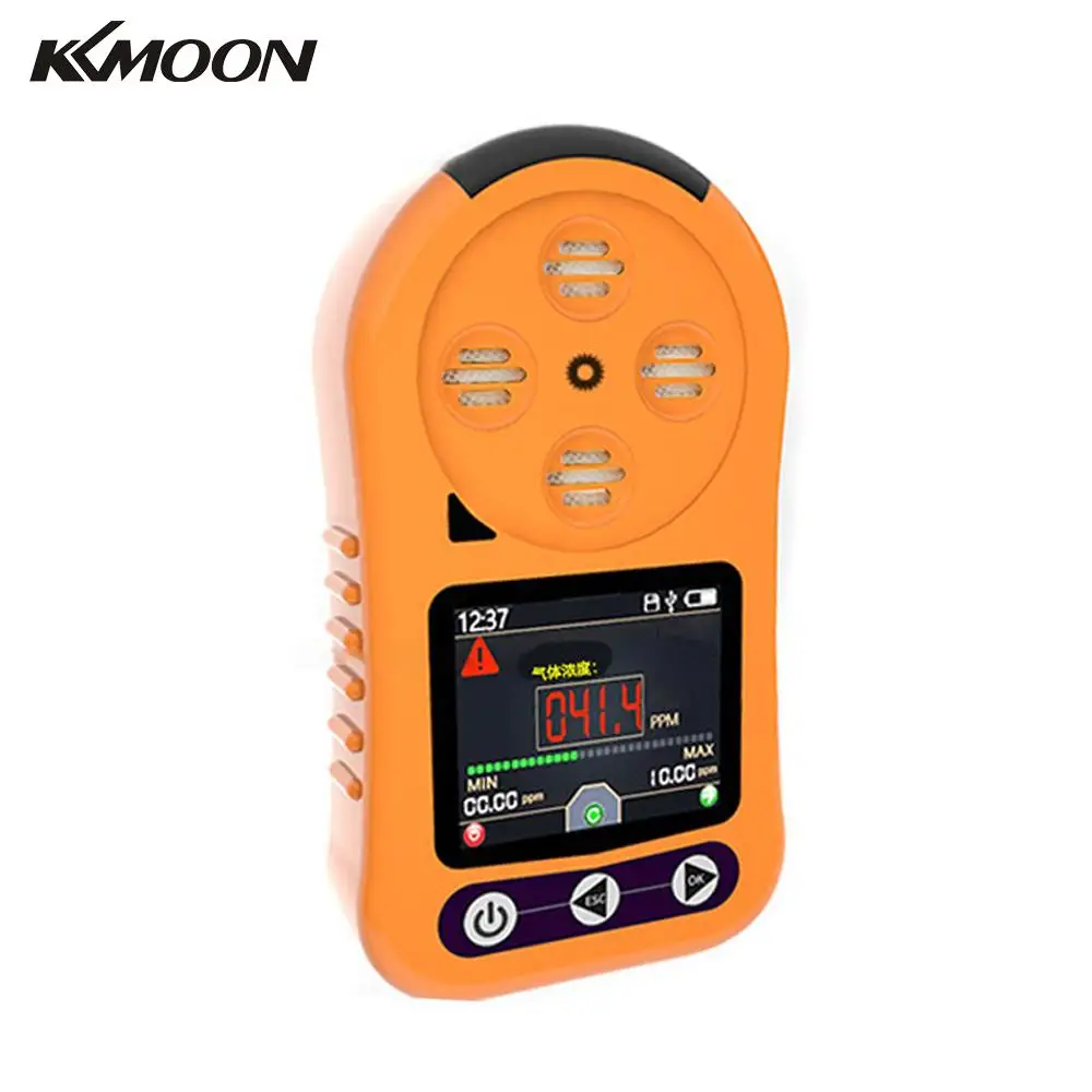 

KKMOON Многофункциональный O3 газоанализатор Портативный O3 газовый детектор тестер качества воздуха монитор быстрого обнаружения с сигнализа...
