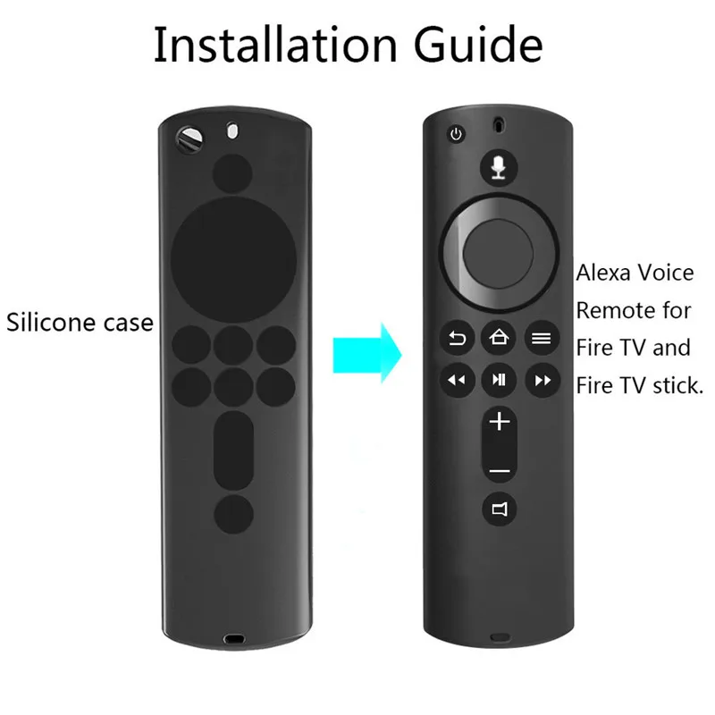 2 шт. защитный чехол Мягкий силиконовый противоударный Противоскользящий для Amazon