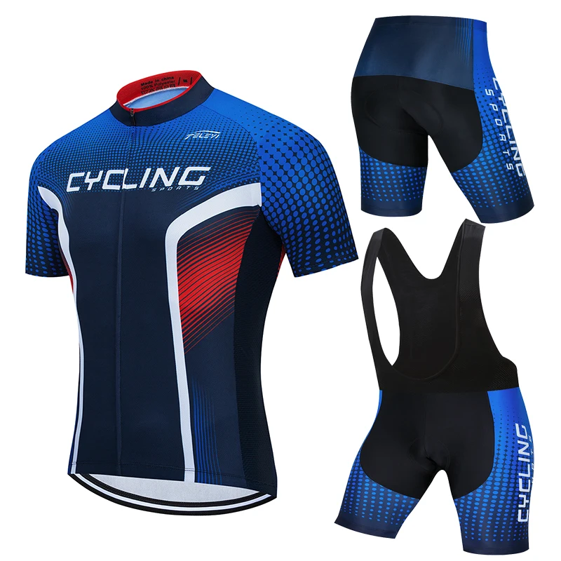 Летняя одежда TELEYI комплекты одежды для велоспорта шорты с коротким рукавом