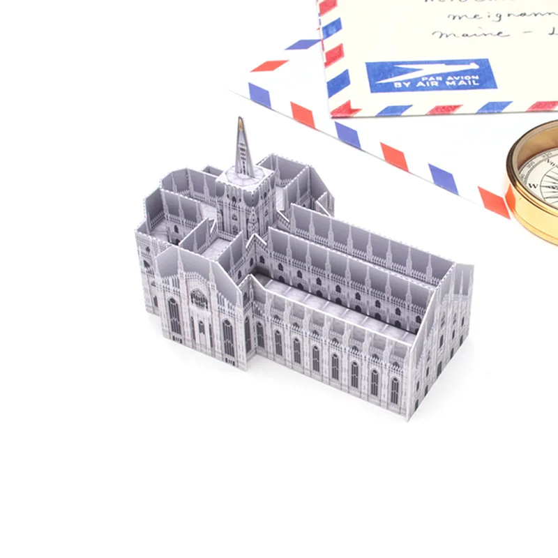 Италия Милан кафедральный собор складной мини 3D Бумага модель дома ремесла