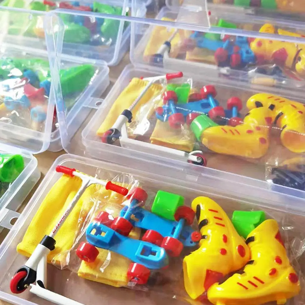 

Mini Skateboard Finger Toy For 3 Years Old Kid Alloy Finger Scooter With Mini Scooters Tools And Finger Board Accessories Gifts