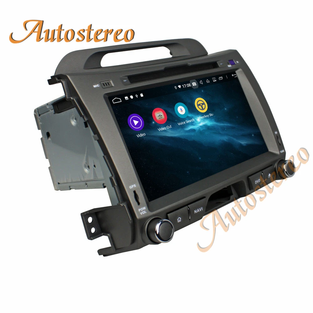 Автомобильный DVD плеер Android 9 PX5/PX6 GPS навигация для KIA SPORTAGE R 2010 2012 радио рекордер