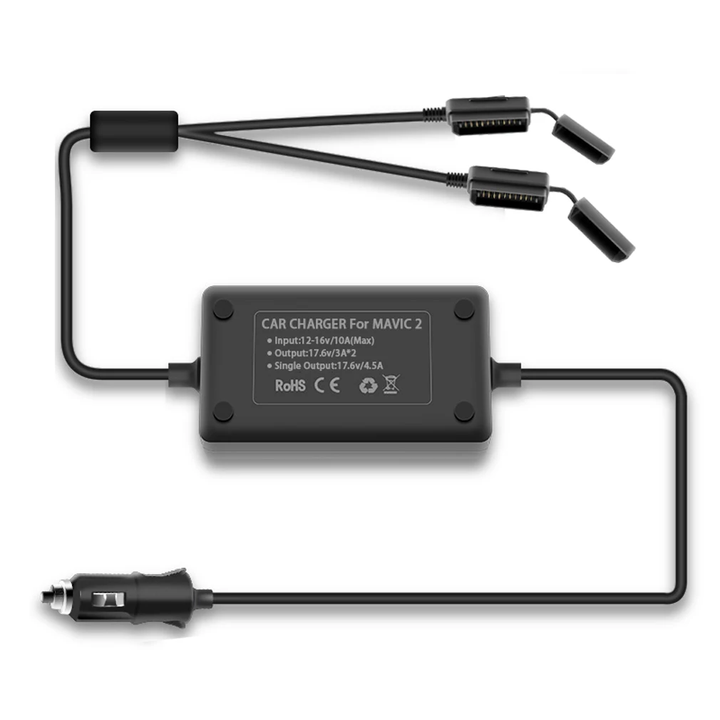2 в 1 Автомобильное зарядное устройство для DJI Mavic PRO ZOOM Drone RC аксессуары с батареями