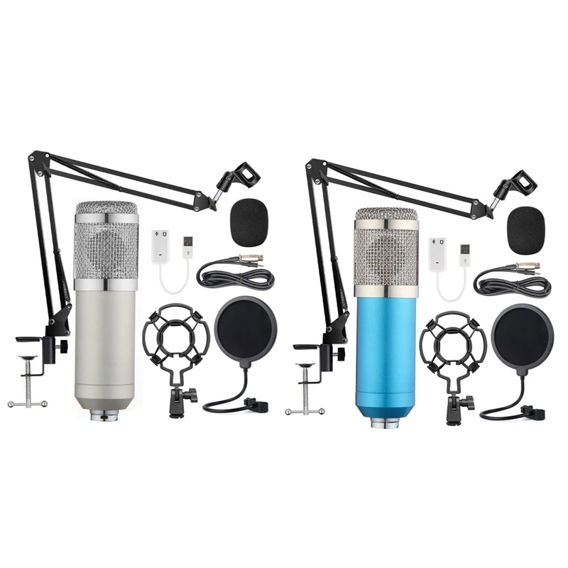 

Комплект микрофона BM-800, конденсаторный микрофон с большой диафрагмой для прямой трансляции