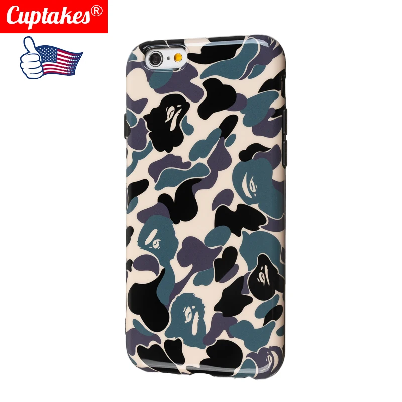 Роскошный Глянцевый IMD Мягкий силиконовый чехол для Apple iPhone 7 8 Plus X 10 XS Max XR 6S 6 Чехол