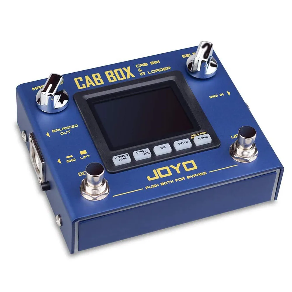 Педаль для мультиэффектов JOYO CAB BOX Поддержка ИК-нагрузки Педальный эффект 4 трубки