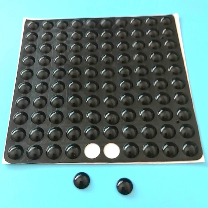 

200PCS 8*2.5MM CABINET ABSORBER, SELF ADHESIVE RUBBER PADS ANTI SLIP BUMPERS SILICONE RUBBER FEET PADS FOR DRAWERS,CABINET,