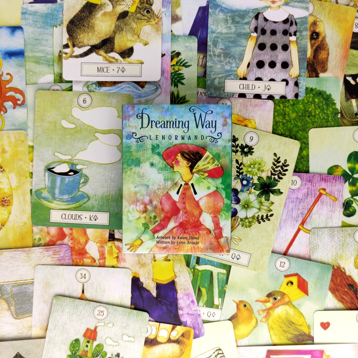 2021 новые карты мечтательного пути Lenormand Tarot и колода для обучения гадания в