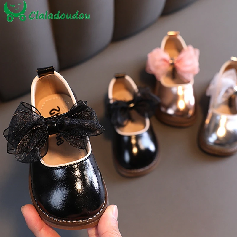 

Детские блестящие туфли с бантиком и высоким кружевом, 12-15,5 см