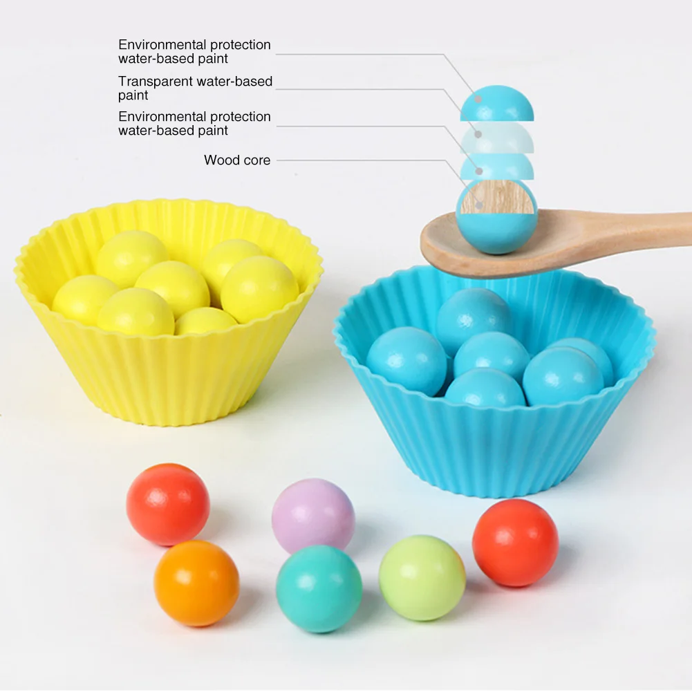 

Bottom Plate Color Cognition Clipping Wooden Toy Montessori Learning Hand Movement Birthday Gift Logistic Thinking Intelligent