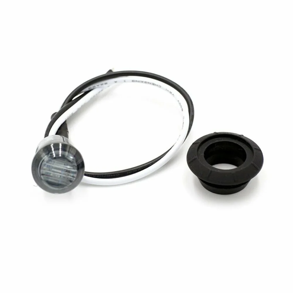 

80LM Turn Signal Lights Built-in LED Replacement Round Set Side Marker
