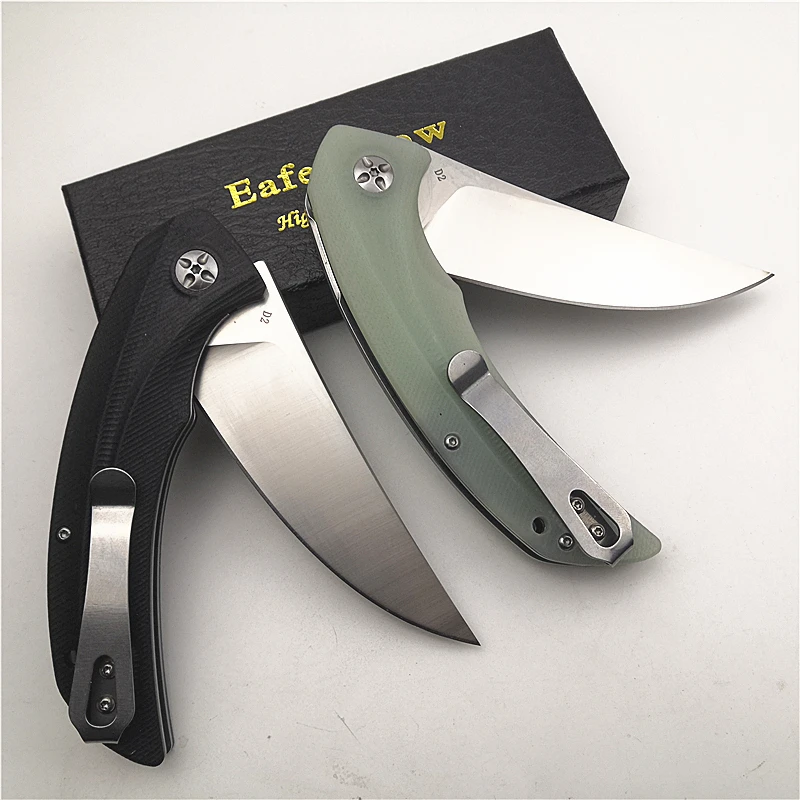 New Eafengrow EF965 D2 Blade G10 Handle Ball Bearing Flipper Outdoor/Camping/Hunting/Knife Utility/Survival/EDC/Folding Knife |