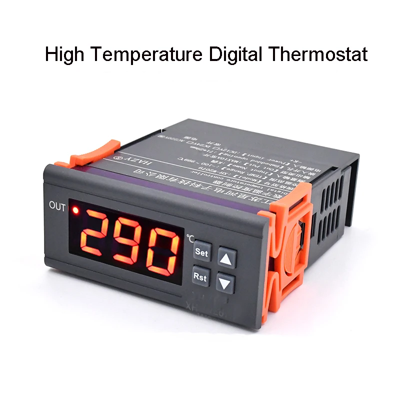 DC12V AC220V высокотемпературный цифровой термостат промышленный