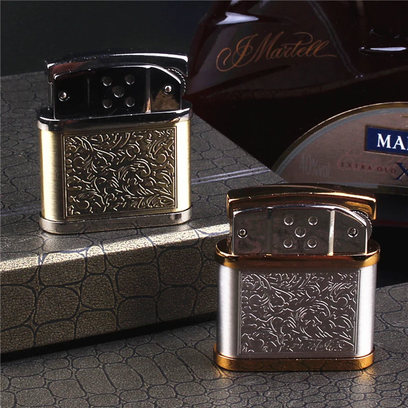 Зажигалка-точилка в стиле ретро Бутановая металлическая зажигалка с