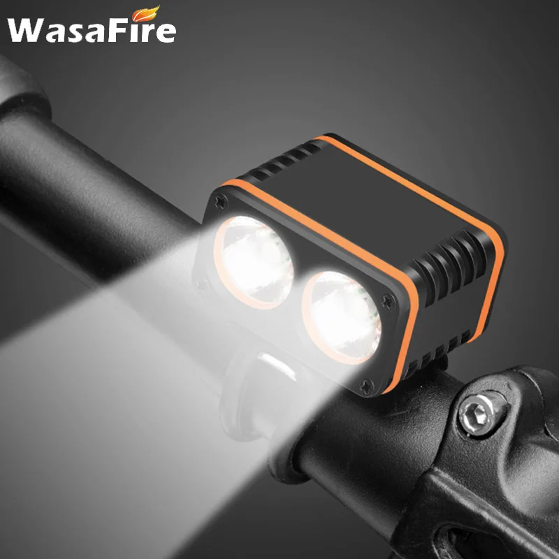 

WasaFire USB Bicycle Light 2xT6 800LM 4 Mode LED Bike USB HeadLight With 2*Orings (NOT Including Battery)