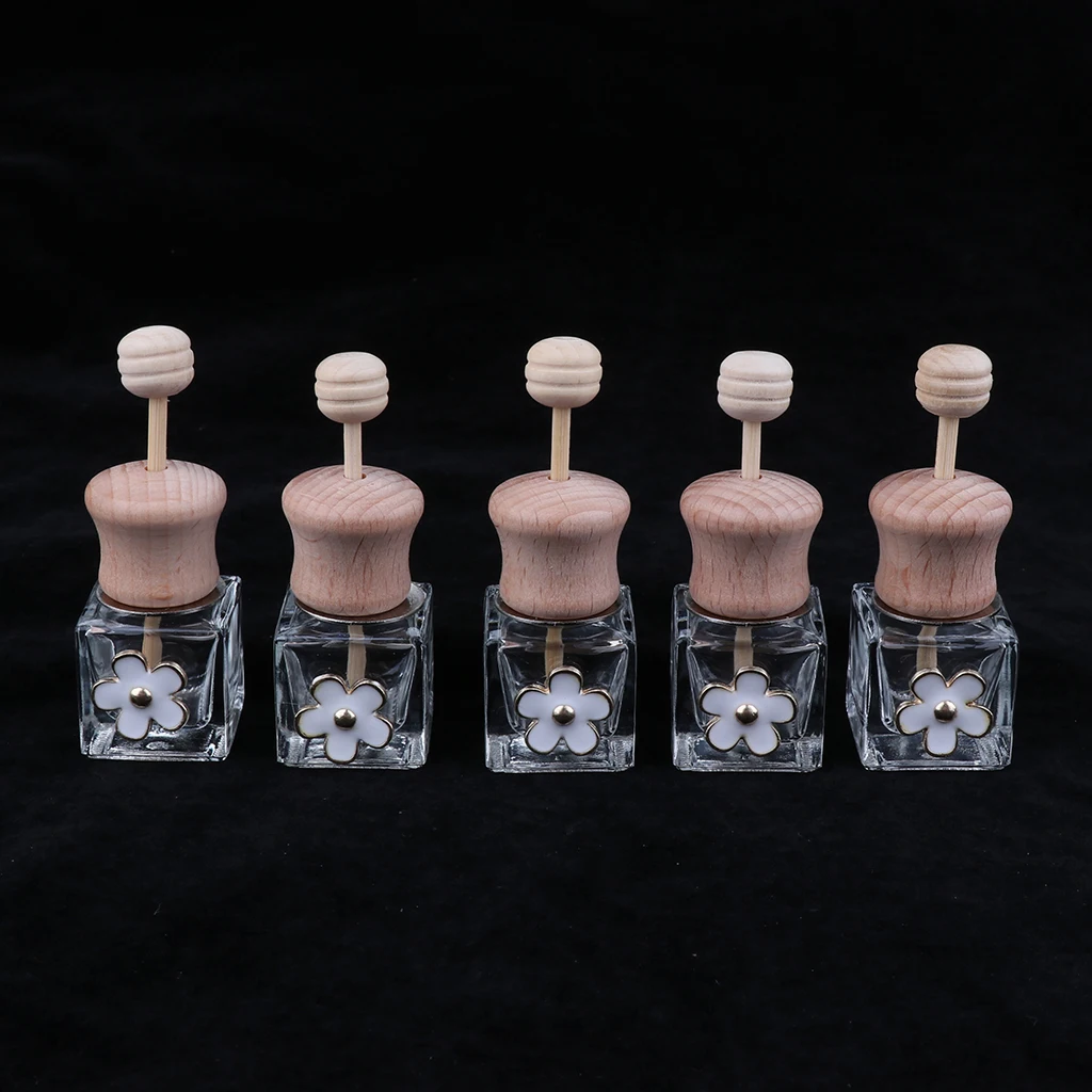 

5 Pieces Charm Perfume Bottle Car Perfume Bottle for Home Bathroom
