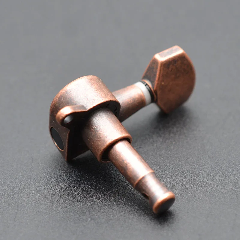 6 stücke kleine platz tasten versiegelt bronze gitarre tuning peg locking maschine kopf für akustische elektrische gitarre guitarra zubeh
